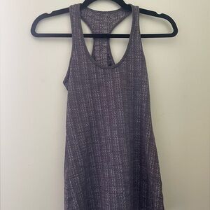 Women’s Lululemon Cool Racerback *Extra Long Gtay Zig Zag Tank Top